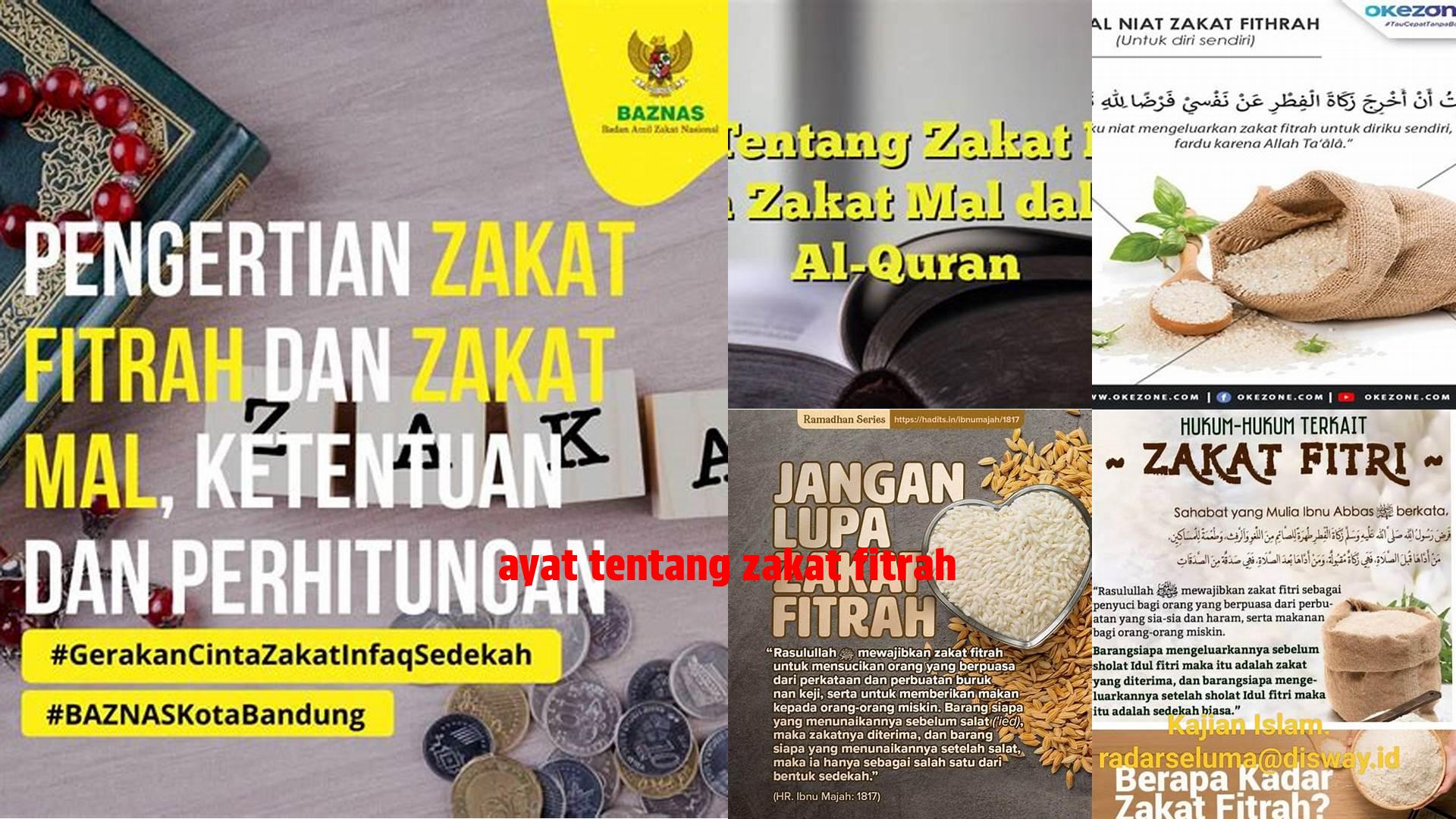 Panduan Lengkap Ayat tentang Zakat Fitrah