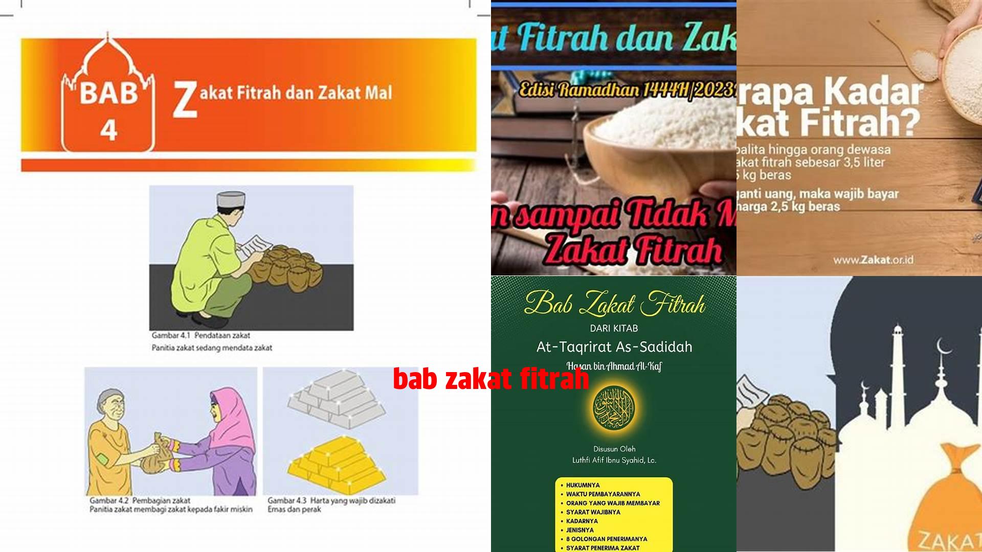Panduan Lengkap Bab Zakat Fitrah: Panduan Praktis untuk Muslim