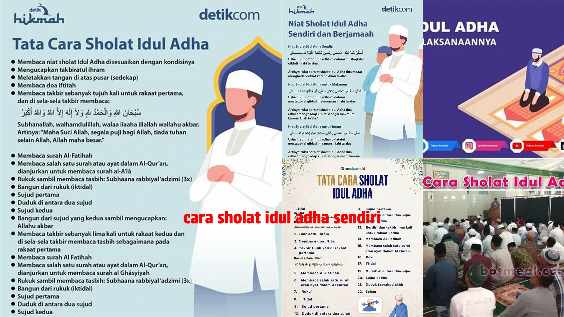 Cara Sholat Idul Adha Sendiri