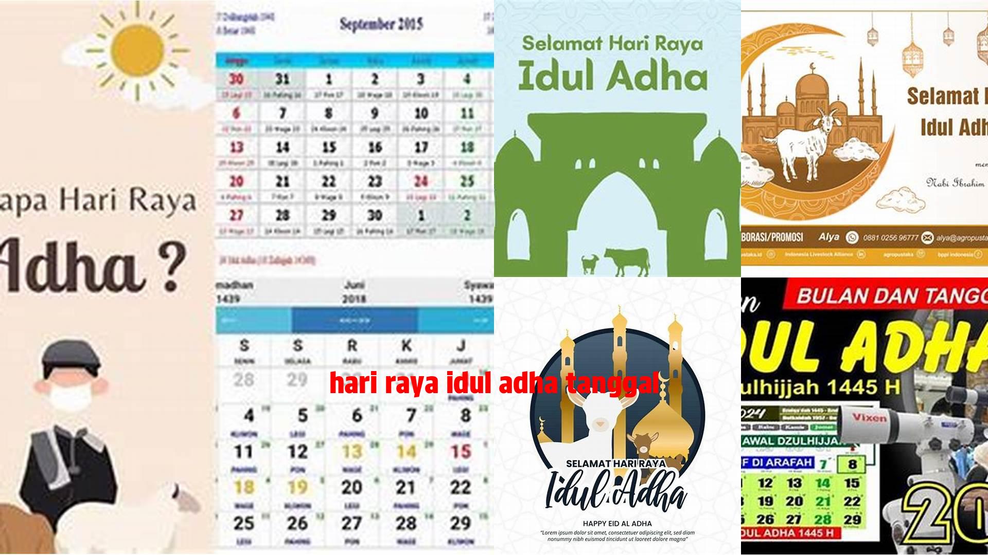 Hari Raya Idul Adha Tanggal