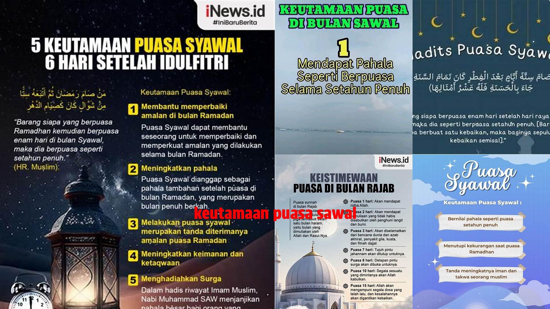 Keutamaan Puasa Sawal