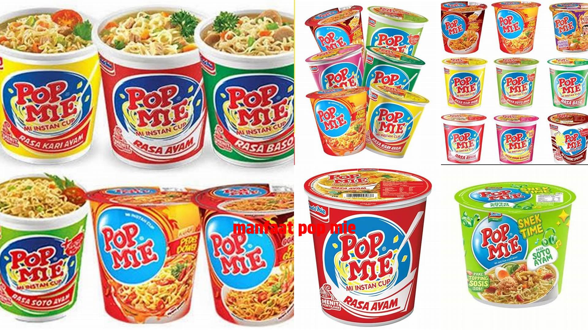 Manfaat Rahasia Pop Mie yang Jarang Diketahui, Wajib Tahu!