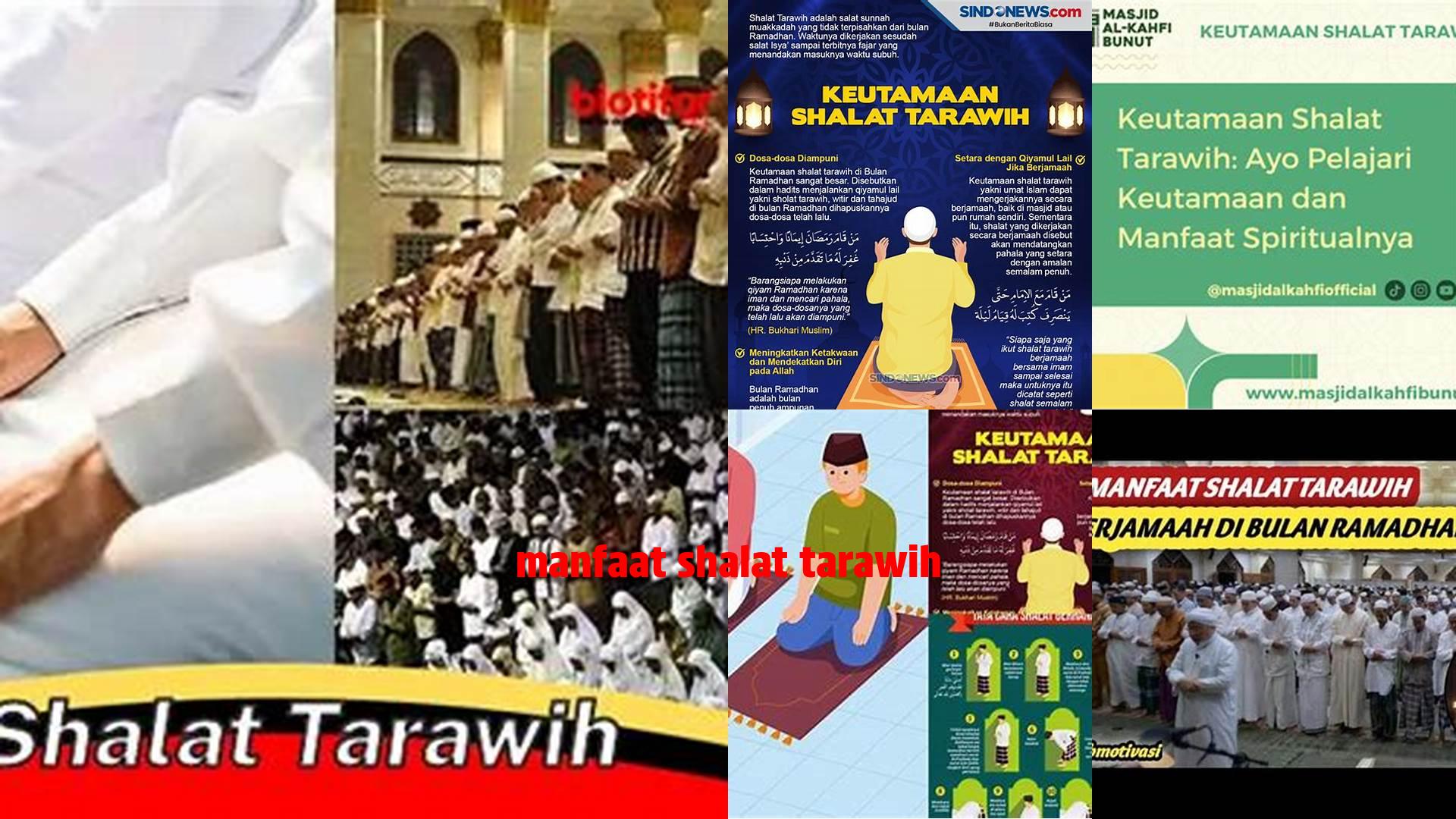 Manfaat Shalat Tarawih