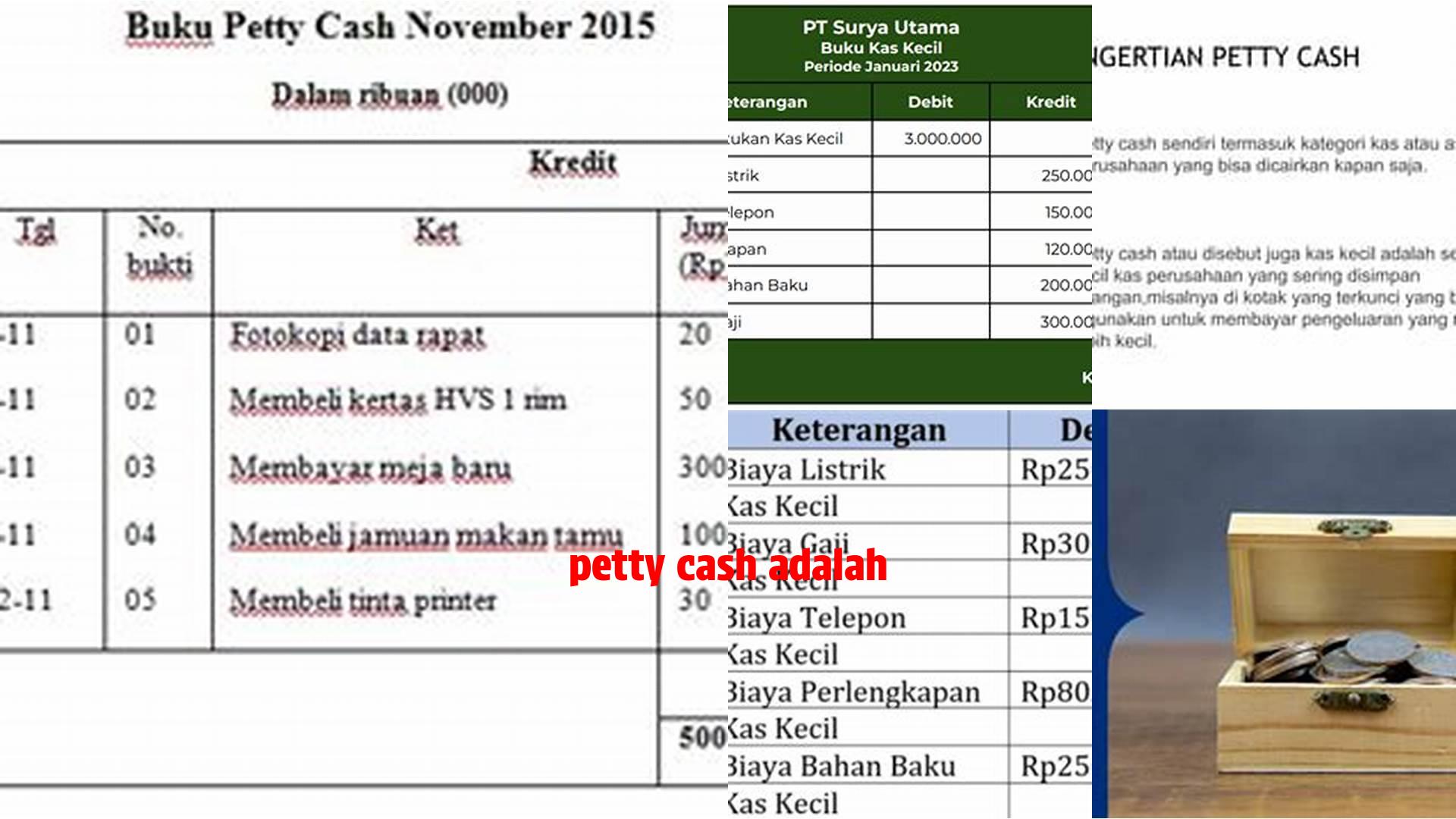 Panduan Lengkap: Mengenal Petty Cash dalam Pengelolaan Keuangan