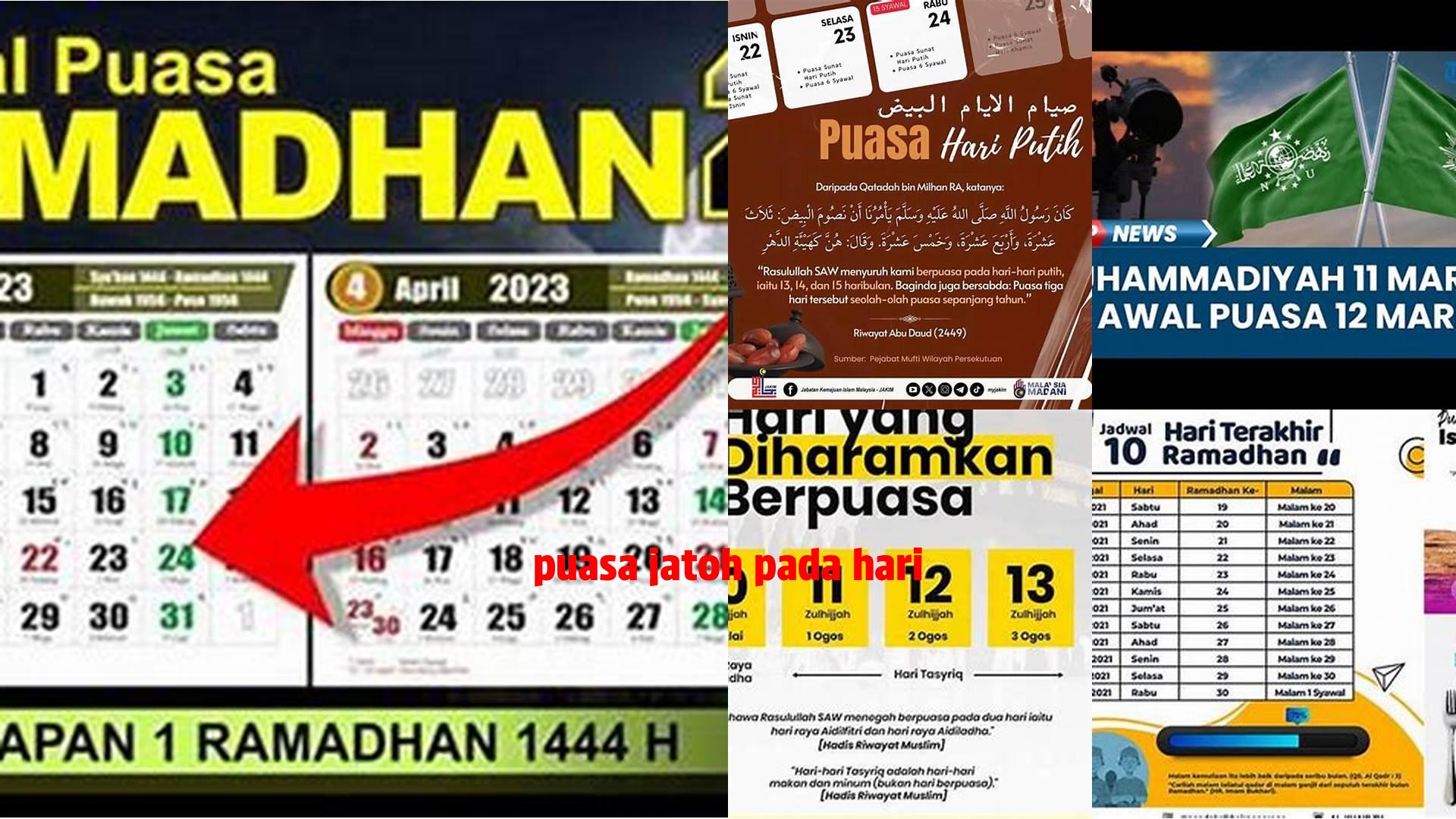 Puasa Jatoh Pada Hari