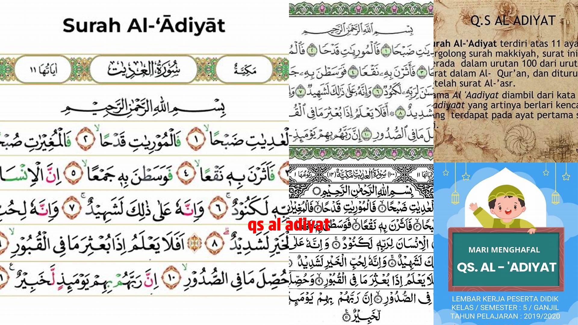 Panduan Lengkap Referensi QS Al-Adiyat
