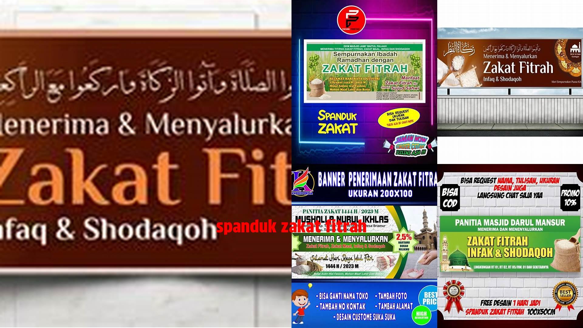 Panduan Efektif Memasang Spanduk Zakat Fitrah