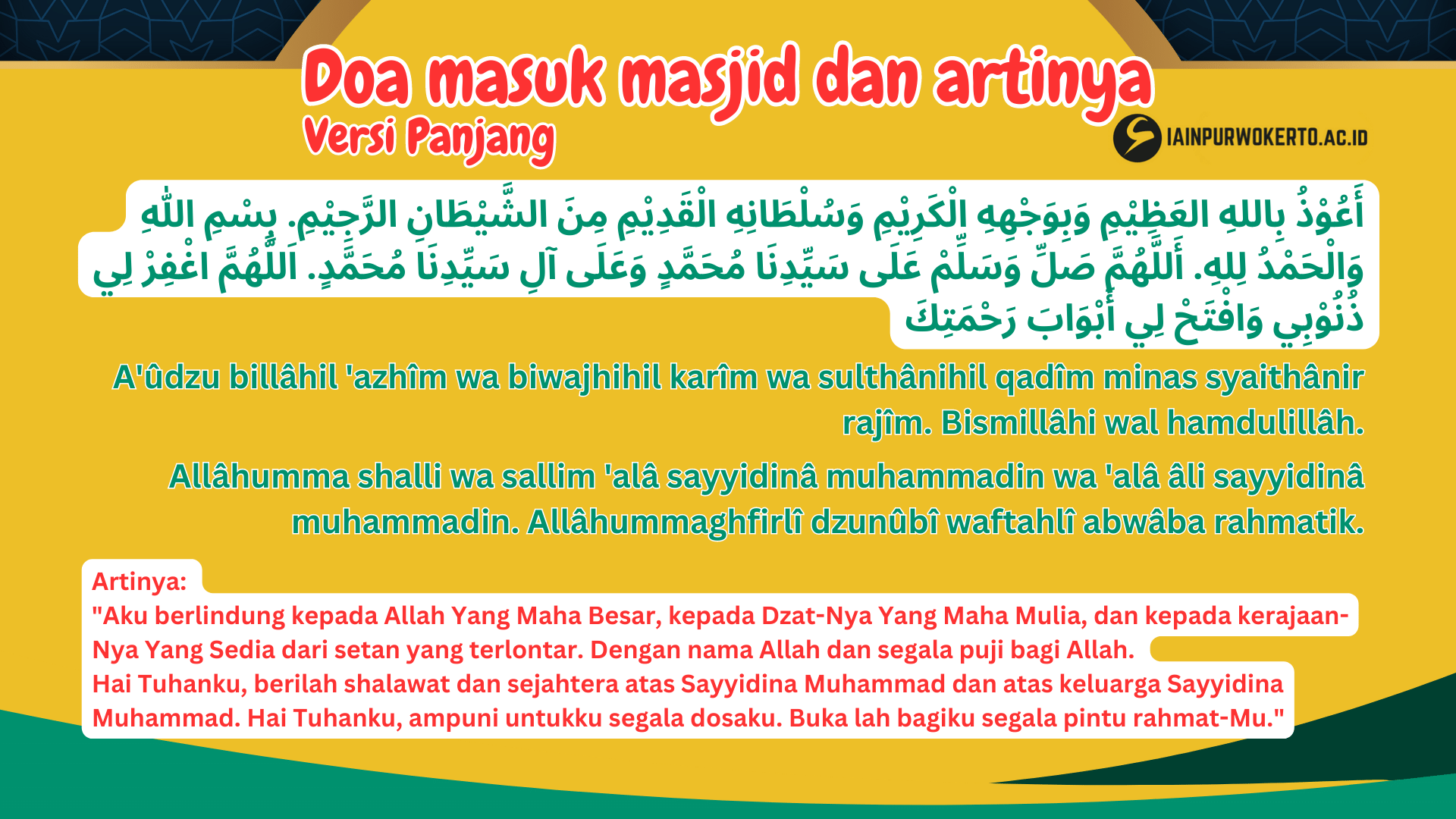 Amalkan 2 Doa Masuk Masjid ini agar Berkah Barokah