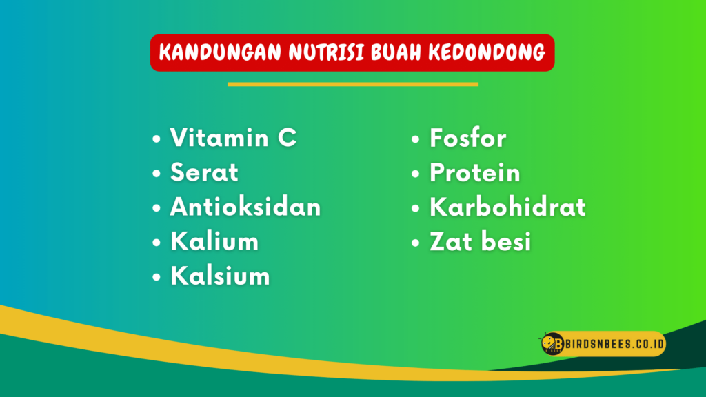 Kandungan Nutrisi Buah Kedondong Kandungan Nutrisi Buah Kedondong