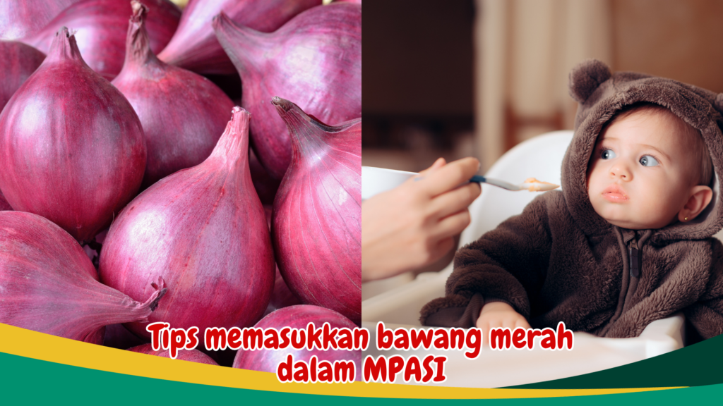 Tips memasukkan bawang merah dalam MPASI