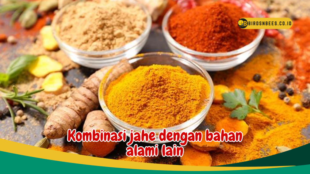 Kombinasi jahe dengan bahan alami lain Kombinasi jahe dengan bahan alami lain