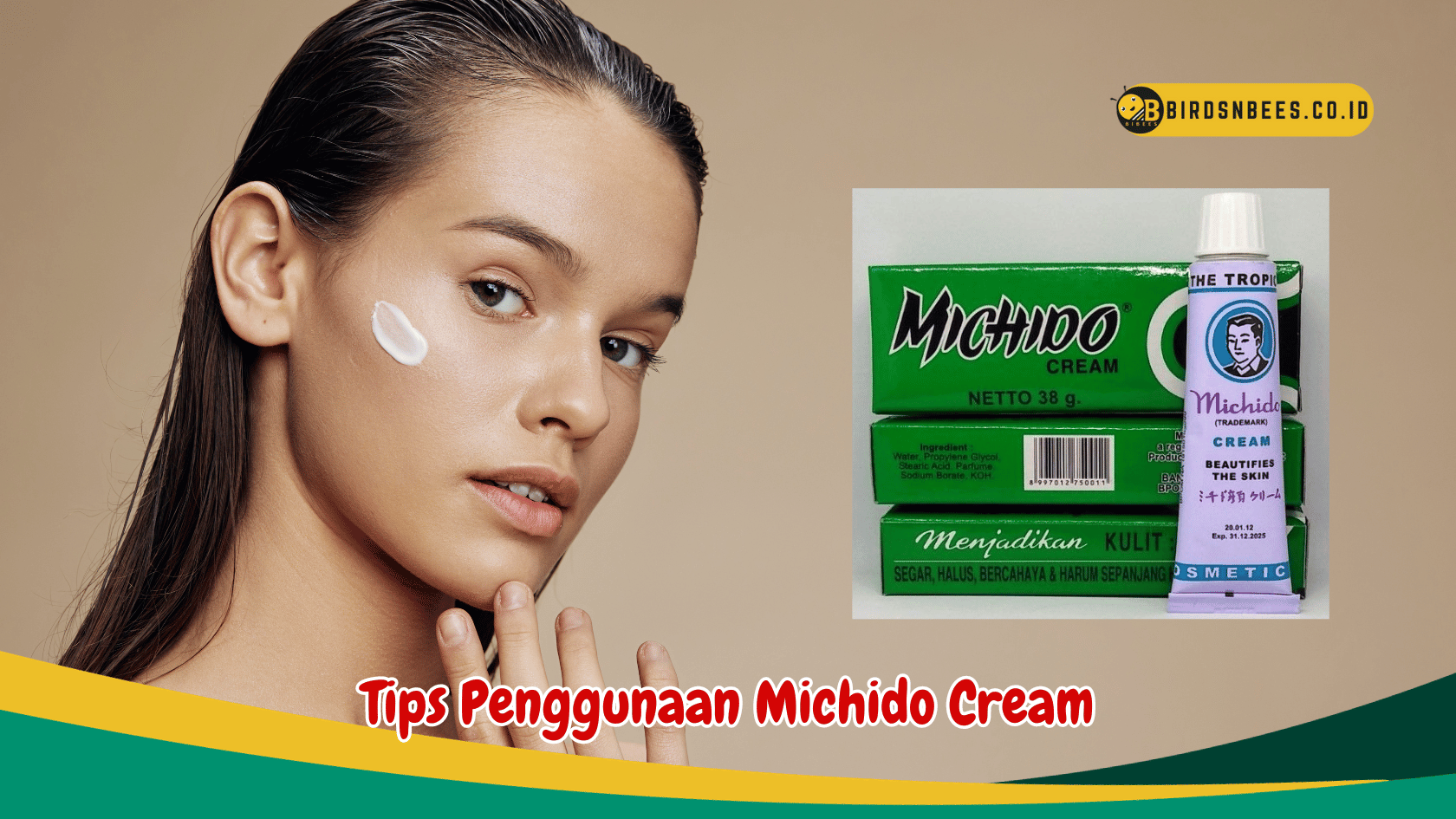 Cara bikin Kulit Wajah Lebih Muda dan Bercahaya dengan Michido Cream ...